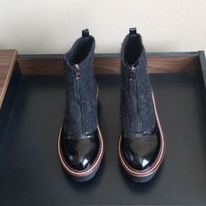 Sixty Seven Wingtip/Flannel Ankle Boot